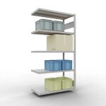 Anbauregal, Fachbodenregal Stecksystem MULTIplus250, 2000...