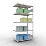 Anbauregal, Fachbodenregal Stecksystem MULTIplus250, 2000...