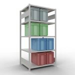 Grundregal, Fachbodenregal Stecksystem MULTIplus250, 2000...
