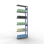 Anbauregal, Fachbodenregal Stecksystem MULTIplus250, 3000...