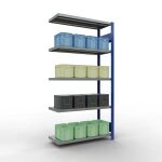 Anbauregal, Fachbodenregal Stecksystem MULTIplus250, 2000...