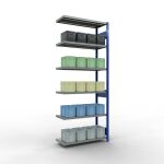 Anbauregal, Fachbodenregal Stecksystem MULTIplus250, 2500...