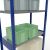 Grundregal, Fachbodenregal Stecksystem MULTIplus250, 3000 x 1000 x 500 mm (HxBxT), 7 Fachböden, Längenriegel, RAL 5010 enzianblau/verzinkt