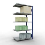 Anbauregal, Fachbodenregal Stecksystem MULTIplus250, 2000...