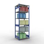 Grundregal, Fachbodenregal Stecksystem MULTIplus250, 3000...