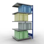 Anbauregal, Fachbodenregal Stecksystem MULTIplus250, 2000...