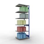 Anbauregal, Fachbodenregal Stecksystem MULTIplus250, 3000...