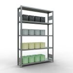 Grundregal, Fachbodenregal Stecksystem MULTIplus250, 2000...