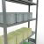 Grundregal, Fachbodenregal Stecksystem MULTIplus250, 2000 x 1300 x 300 mm (HxBxT), 5 Fachböden, Längenriegel, verzinkt
