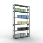 Grundregal, Fachbodenregal Stecksystem MULTIplus250, 2500...
