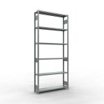 Grundregal, Fachbodenregal Stecksystem MULTIplus250, 3000...