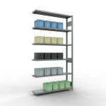 Anbauregal, Fachbodenregal Stecksystem MULTIplus250, 2500...