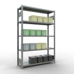 Grundregal, Fachbodenregal Stecksystem MULTIplus250, 2000...