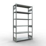 Grundregal, Fachbodenregal Stecksystem MULTIplus250, 2500...