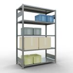 Grundregal, Fachbodenregal Stecksystem MULTIplus250, 2000...