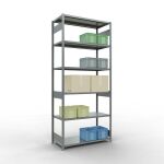 Grundregal, Fachbodenregal Stecksystem MULTIplus250, 3000...