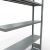 Anbauregal, Fachbodenregal Stecksystem MULTIplus250, 2000 x 1300 x 600 mm (HxBxT), 5 Fachböden, Längenriegel, verzinkt