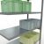 Anbauregal, Fachbodenregal Stecksystem MULTIplus250, 2500 x 1300 x 600 mm (HxBxT), 6 Fachböden, Längenriegel, verzinkt