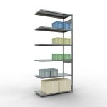 Anbauregal, Fachbodenregal Stecksystem MULTIplus250, 3000...
