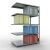 Anbauregal, Fachbodenregal Stecksystem MULTIplus250, 2000 x 1300 x 800 mm (HxBxT), 5 Fachböden, Längenriegel, verzinkt