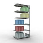 Anbauregal, Fachbodenregal Stecksystem MULTIplus250, 3000...