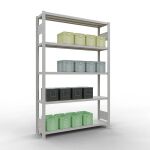 Grundregal, Fachbodenregal Stecksystem MULTIplus250, 2000...