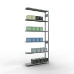 Anbauregal, Fachbodenregal Stecksystem MULTIplus250, 3000...