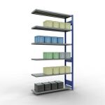 Anbauregal, Fachbodenregal Stecksystem MULTIplus250, 2500...