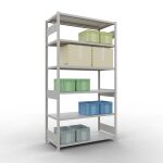 Grundregal, Fachbodenregal Stecksystem MULTIplus250, 2500...