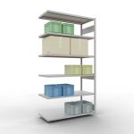 Anbauregal, Fachbodenregal Stecksystem MULTIplus250, 2500...