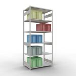 Grundregal, Fachbodenregal Stecksystem MULTIplus250, 3000...