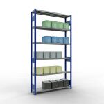 Grundregal, Fachbodenregal Stecksystem MULTIplus250, 2500...