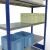 Grundregal, Fachbodenregal Stecksystem MULTIplus250, 2000 x 1300 x 500 mm (HxBxT), 5 Fachböden, Längenriegel, RAL 5010 enzianblau/verzinkt