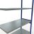 Anbauregal, Fachbodenregal Stecksystem MULTIplus250, 3000 x 1300 x 600 mm (HxBxT), 7 Fachböden, Längenriegel, RAL 5010 enzianblau/verzinkt