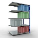 Anbauregal, Fachbodenregal Stecksystem MULTIplus250, 2000...