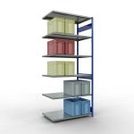 Anbauregal, Fachbodenregal Stecksystem MULTIplus250, 3000...