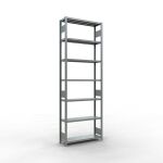 Grundregal, Fachbodenregal Stecksystem MULTIplus330, 3000...