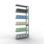 Anbauregal, Fachbodenregal Stecksystem MULTIplus330, 2500...