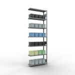 Anbauregal, Fachbodenregal Stecksystem MULTIplus330, 3000...