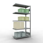 Anbauregal, Fachbodenregal Stecksystem MULTIplus330, 2000...