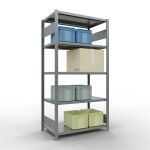 Grundregal, Fachbodenregal Stecksystem MULTIplus330, 2000...