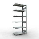 Anbauregal, Fachbodenregal Stecksystem MULTIplus330, 2500...