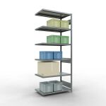 Anbauregal, Fachbodenregal Stecksystem MULTIplus330, 2500...