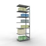 Anbauregal, Fachbodenregal Stecksystem MULTIplus330, 3000...