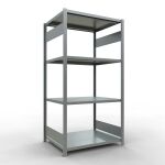 Grundregal, Fachbodenregal Stecksystem MULTIplus330, 2000...