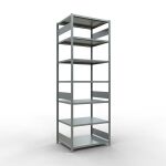 Grundregal, Fachbodenregal Stecksystem MULTIplus330, 3000...