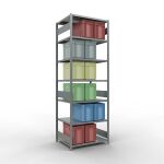 Grundregal, Fachbodenregal Stecksystem MULTIplus330, 3000...