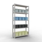 Grundregal, Fachbodenregal Stecksystem MULTIplus330, 2000...