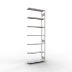 Anbauregal, Fachbodenregal Stecksystem MULTIplus330, 3000...