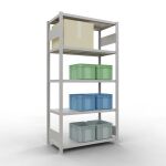 Grundregal, Fachbodenregal Stecksystem MULTIplus330, 2000...